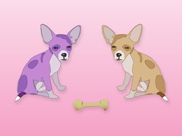 Little Dogs Vector