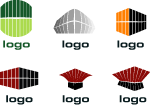 Logo Elements In Perspective 