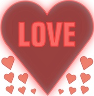 Objects - Love In A Heart clip art 