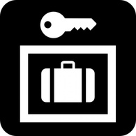 Maps - Luggage Storage clip art 