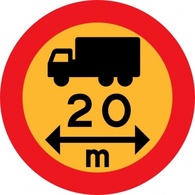 Transportation - M Truck Sign clip art 