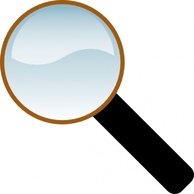 Objects - Magnifing Glass clip art 