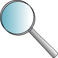 Objects - Magnifying Glass clip art 