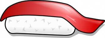 Maguro Sushi clip art