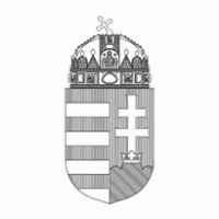 Magyar Címer (Hungarian Crest) Black&White
