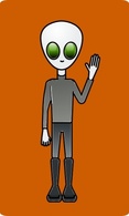 Mairin Alien Dude clip art