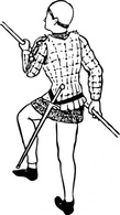 Man Figure Wearing A Jack clip art Preview