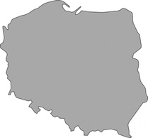 Maps - Map Of Poland clip art 