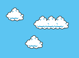 Nature - Mario Cloud Vectors 