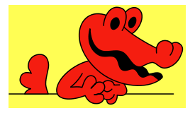 Cartoon - Mascot of Krokodil magazine 