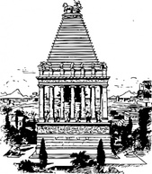 Buildings - Mausoleum clip art 