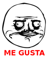 Me Gusta with Text 