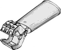 Human - Mechanical Hand clip art 