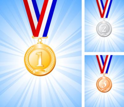 Medals Vector Preview