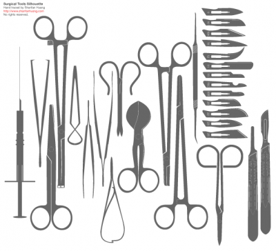 Objects - Medical Tools Silhouette 