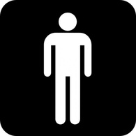 Maps - Mens Room clip art 