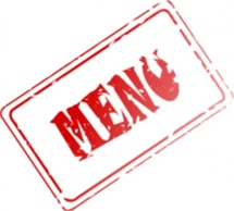 Menu Rubber Stamp clip art