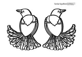 Merli - Two Birds Vector Preview