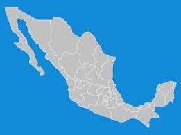 Maps - Mexico States Map 