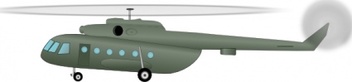 Transportation - Mi Helicopter Jh clip art 