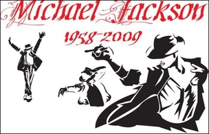 Michael Jackson classic action vector material 