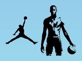 Michael Jordan Vector Preview