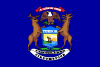 Michigan Vector Flag 