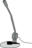 Microphone clip art