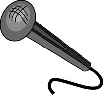 Cartoon - Microphone clip art 