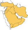 Middle East Vector Map 