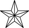 Military Star Vector 