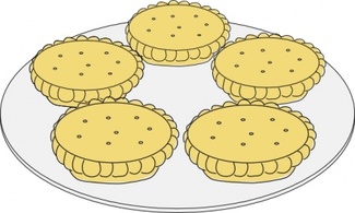 Holiday & Seasonal - Mince Pies clip art 