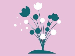 Nature - Minimal Flowers Vector 