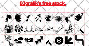 Signs & Symbols - Mixed signs free vectors 