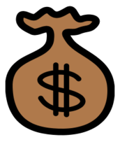Icons - Money Bag Icon 