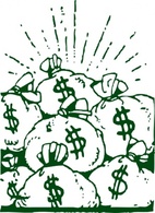 Business - Money Bags clip art 