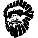 Monkey Face Vector Image