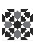 Patterns - Moorish glazed earthenware tile pattern 2 