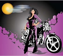 Motorcycle girl 6