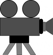 Movie Camera clip art