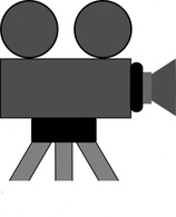 Movie Camera clip art