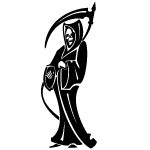 Mrs. Death Free Vector Preview
