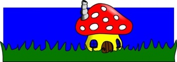 Mushroom Home clip art Preview