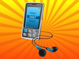 Music Phone Vector