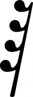 Music - Music Symbol Rest clip art 