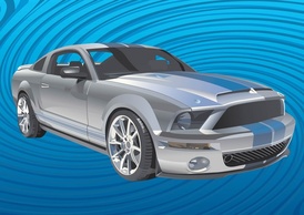 Mustang Car Vector