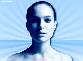 Natalie Portman Vector Preview