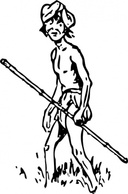 Human - Native Tracker clip art 