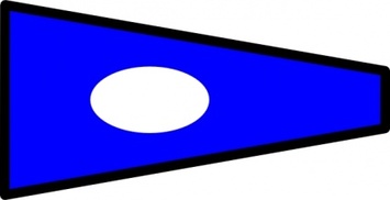Nautical Signal Flag clip art