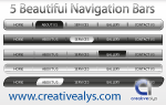 Navigation Bars Vector 